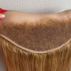 #27 Honey Blonde 13x6 Invisible HD Lace Frontal Bone Straight 6x6 HD Lace Melt Skin Human Hair 100% HD Lace With Small Knots