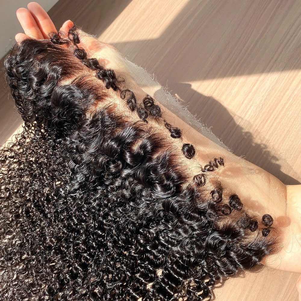 SKINLIKE Invisible HD 5x5 6X6 Lace Closure Only Melt Skin Kinky Curly Hair With 4c Kinky Hairline 13x4 13x6 HD Lace Fronta Only