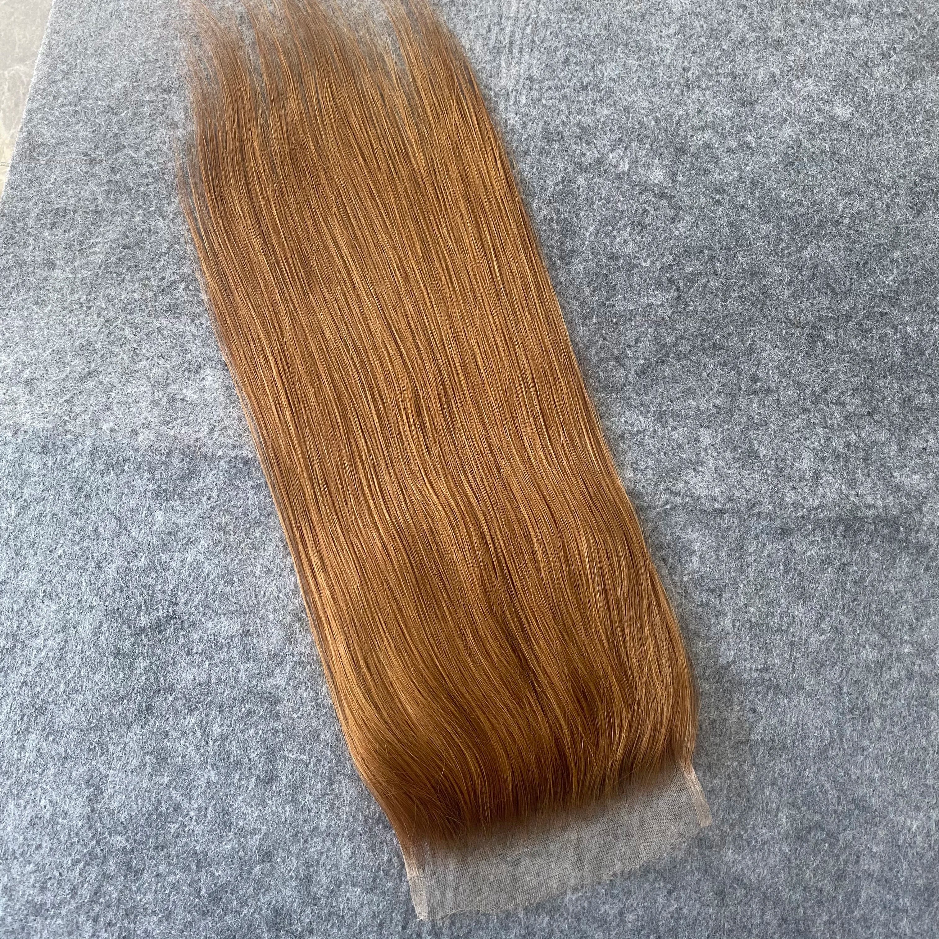 13x4 13x6 HD Lace Frontal Only Melt Skins #27 Honey Blonde Brazilian Remy Straight Human Hair 5x5 6x6 HD Lace Closure PrePlucked