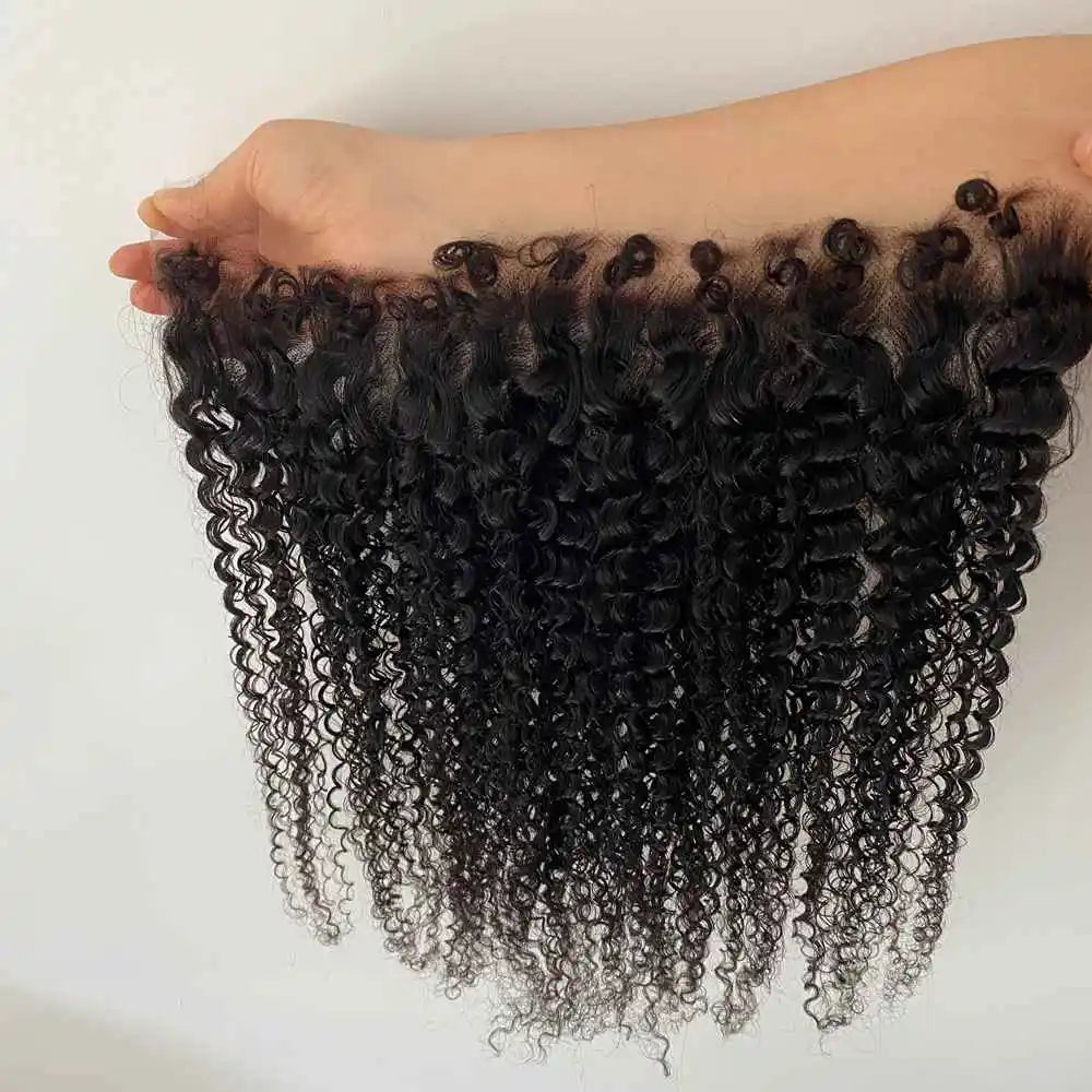 SKINLIKE HD 5x5 6X6 Lace Closure Only Melt Skin Kinky Curly Hair With 4c Kinky Hairline Invisible 13x4 13x6 HD Lace Frontal Only