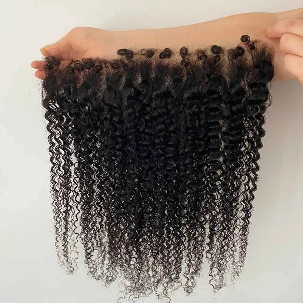 SKINLIKE HD 5x5 6X6 Lace Closure Only Melt Skin Kinky Curly Hair With 4c Kinky Hairline Invisible 13x4 13x6 HD Lace Frontal Only