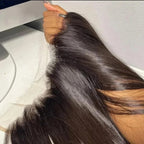 Straight Hair 13x4 SKINLIKE HD Lace Frontal Melt Skins Pre plucked Human Hair Natural Hair Line 7x7 Lace Closure With Baby Hair