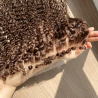 #4 Real Invisible HD Lace 4C kinky Edges Melt Skins Pre Plucked Lace Closure 100% Virgin Human Raw Hair 13x4 7x7 HD Lace Frontal