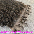 Invisible HD Lace Melt 4c Kinky Edges Afro Kinky Curly 6x6 HD Lace Closure Only Remy Human Hair Afro Kinky Curly 7x7 HD Closure