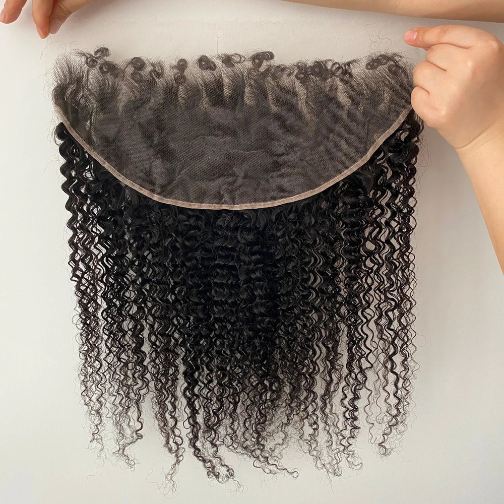 SKINLIKE Invisible HD 5x5 6X6 Lace Closure Only Melt Skin Kinky Curly Hair With 4c Kinky Hairline 13x4 13x6 HD Lace Fronta Only