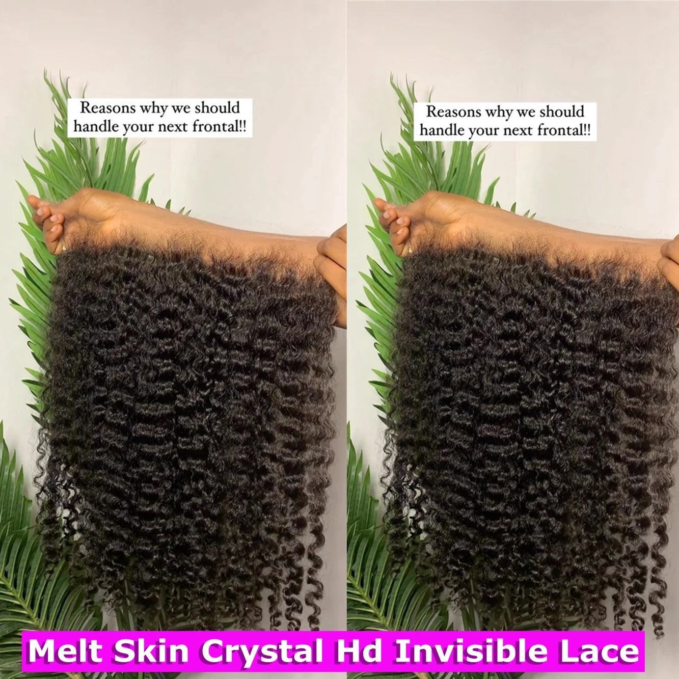 SKINLIKE Curly 13x6 HD Lace Frontal Melt Skins 5x5 6x6 HD Lace Closures Invisiable 13x4 HD Lace Frontal Pre Plucked Hairline