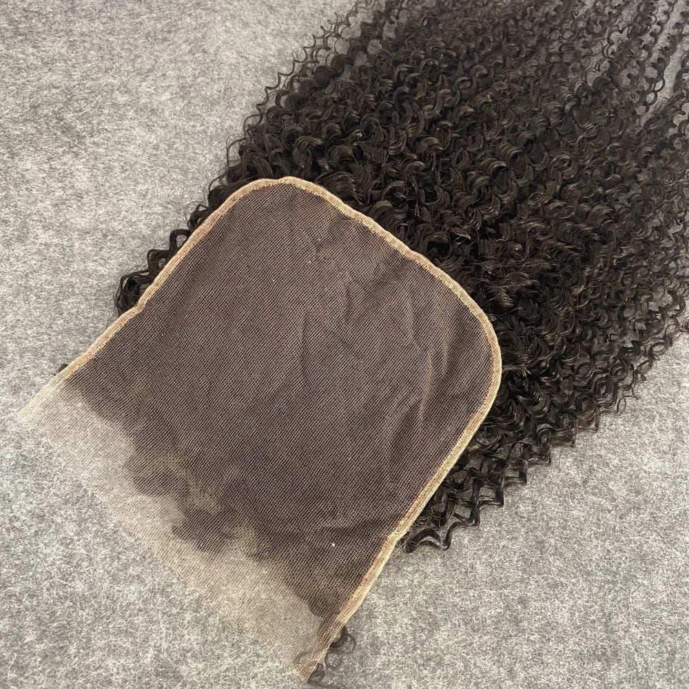Invisible HD Lace Melt 4c Kinky Edges Afro Kinky Curly 6x6 HD Lace Closure Only Remy Human Hair Afro Kinky Curly 7x7 HD Closure