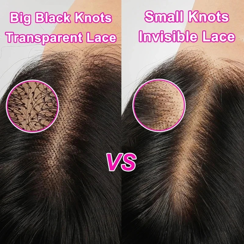 Invisible Real HD Lace 613 Blonde 13x6 Lace Frontal Straight 7x7 5x5 Lace Closure Baby Hair Pre Everything Brazilian Remy Hair