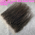 Curly Real Invisible HD Lace 13x6 9x6 Melt Skins Pre Plucked Lace Closure 100% Virgin Human Raw Hair 13x4 7x7 HD Lace Frontal