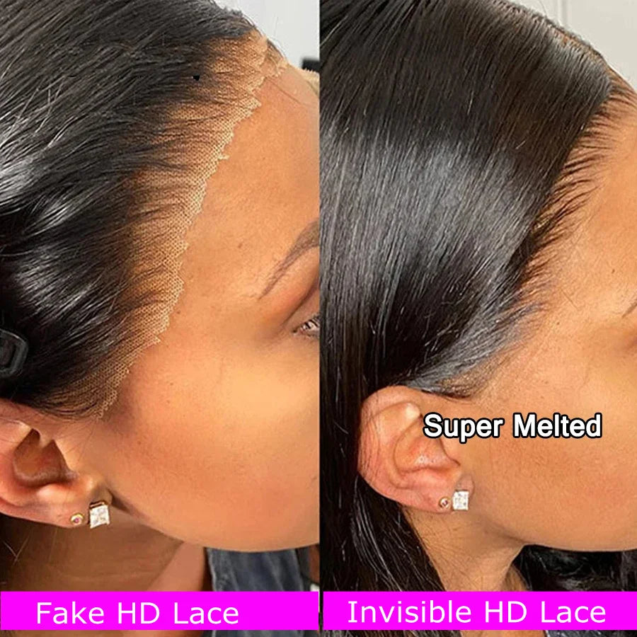 SKINLIKE HD 5x5 6X6 Lace Closure Only Melt Skin Kinky Curly Hair With 4c Kinky Hairline Invisible 13x4 13x6 HD Lace Frontal Only