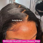 Deep Wave 13x6 HD Lace Frontal Melt Skins 5x5 6x6 7x7 HD Closure Invisiable HD Lace Closure 100% Human Hair Pre Plucked Hairline