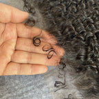 HD Full Lace Frontal Only Curly Edges Baby Hair Deep Curly 13x6 Invisiable Melt Skins PrePlucked 7x7 HD Lace Closure Human Hair